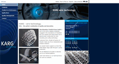 Desktop Screenshot of karg-gmbh.de