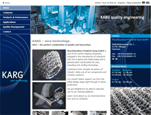 Tablet Screenshot of karg-gmbh.de